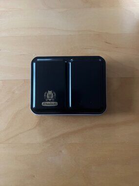 Schmincke Black Metal Watercolour Tin - with 18 Empty Half Pans